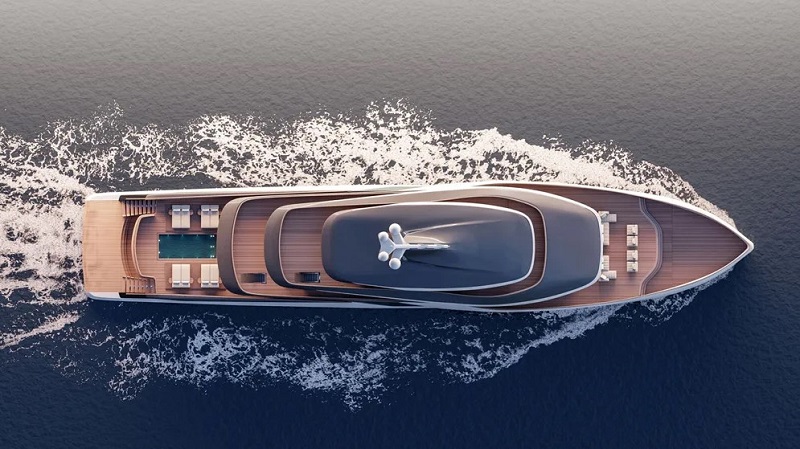 This New 230-Foot Superyacht Concept Is Like a Floating Wellness Retreat