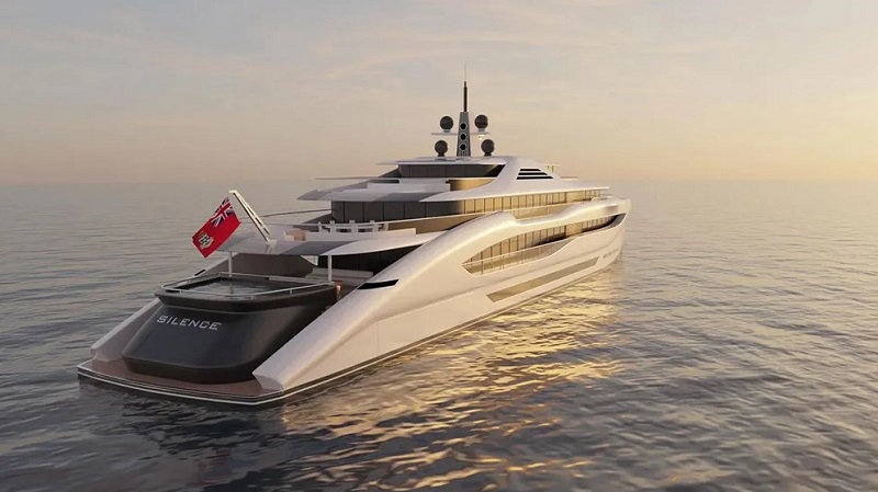 This 253-Foot Scandinavian Superyacht Can Cruise for 8 Hours in Total Silence