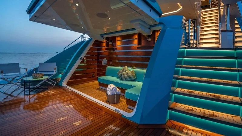 This Glammed-Up 174-Foot Superyacht Would Make Liberace Proud