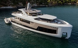 This 92-Foot Superyacht Comes With a Bonkers Split-Level Beach Club