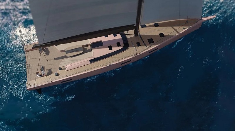 This Pastel-Pink 80-Foot Sailing Yacht Is Hopping on the Marine World’s Most Colorful Trend