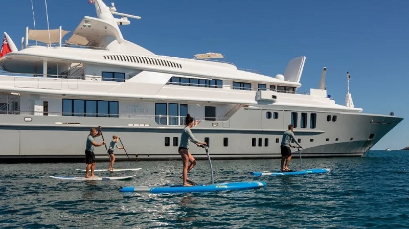 This 241-Foot Superyacht Has Both Indoor and Outdoor Cinemas