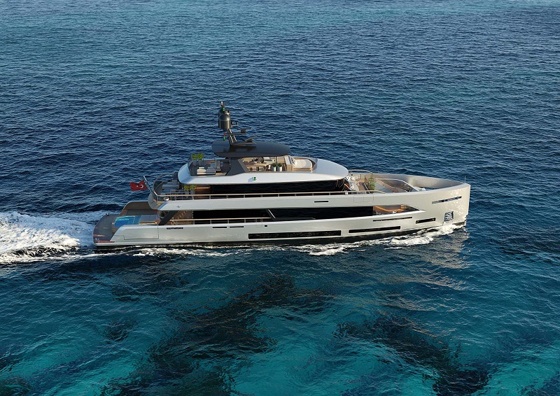 42M Sirena Yachts Superyacht Listed for Sale