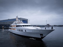 Samadhi Returns to Feadship Amsterdam Shipyard for an Refit