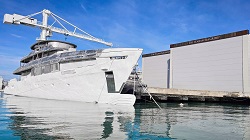 The Italian Sea Group Commences Outfitting for 50m Admiral Panorama