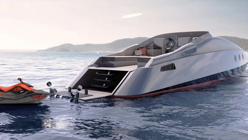 This 44-Foot Carbon-Fiber Speedboat Can Rocket to 110 MPH