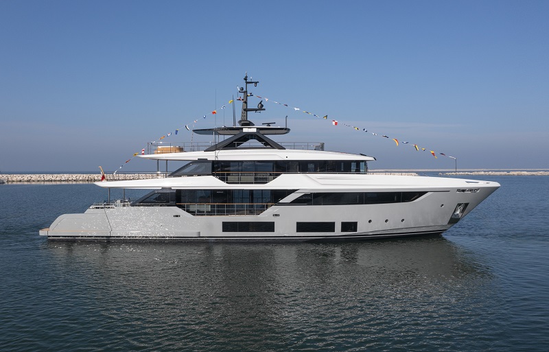 First Custom Line Navetta 38 Launched in Ancona