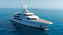 74m Lürssen motor yacht Aurora changes central agency