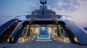 This Sleek 262-Foot Superyacht Has a Jacuzzi With Panoramic Views of the Ocean