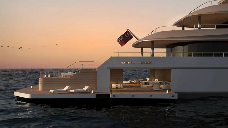 This Sleek New 262-Foot Superyacht Was Inspired by the Sand Dunes of Brazil