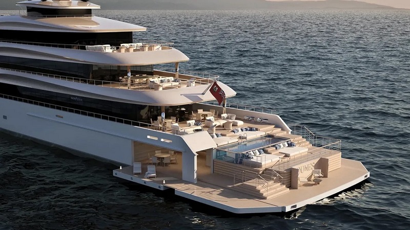 This Sleek New 262-Foot Superyacht Was Inspired by the Sand Dunes of Brazil