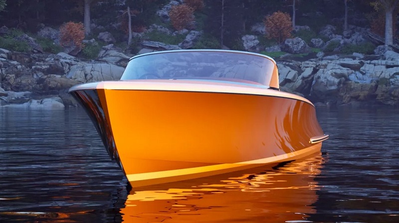 This 28-Foot Electric Yacht Brings Classic 1950s Design to Modern Boating