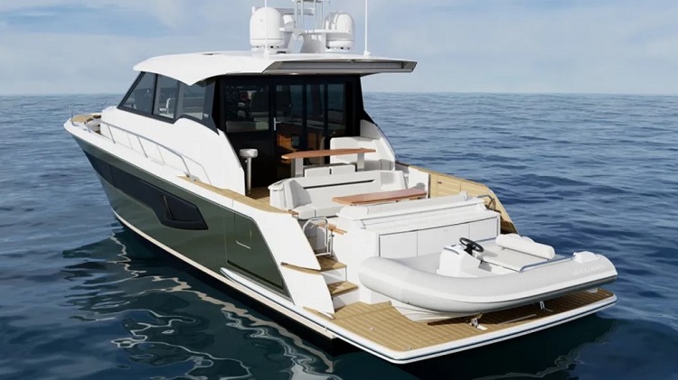 Tiara’s New 54-Foot Yacht Has a Deck That Transforms Right in Front of You