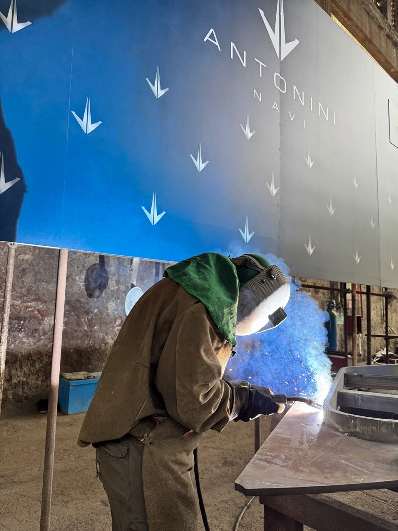 Antonini Navi Commemorates Milestone Keel-Laying Ceremony for Seamore 34