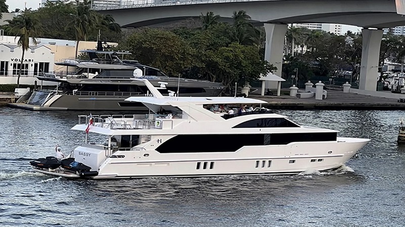 31m Hargrave 102 yacht Sassy embarks on maiden voyage to the Bahamas