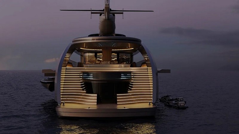 Forget a Crow’s Nest. This 207-Foot Explorer Yacht Concept Has Its Own Pop-Up Observatory.