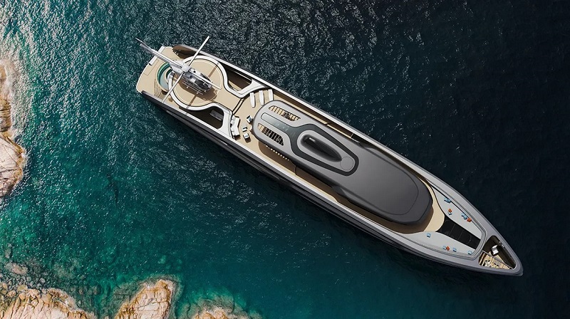 Forget a Crow’s Nest. This 207-Foot Explorer Yacht Concept Has Its Own Pop-Up Observatory.