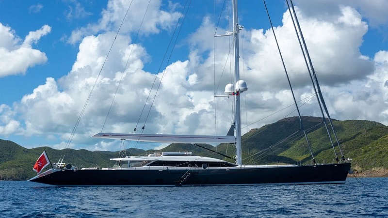 52m Alloy Yachts sailing yacht Red Dragon for sale