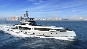 Hull and superstructure joined on Dynamiq's new 50m flagship
