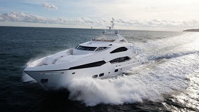 Spotted: 39m Sunseeker yacht Lucien in Dubai for Ralph Lauren's "on deck" campaign