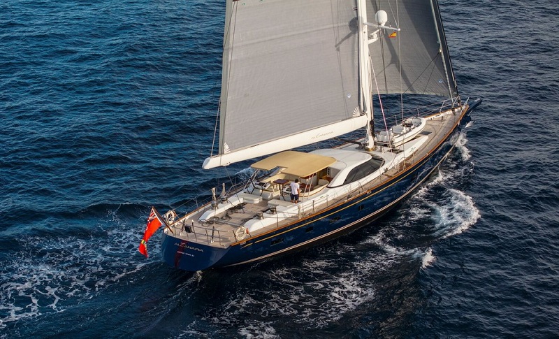 29m S.E. Ward & Co sailing yacht Alcanara sold