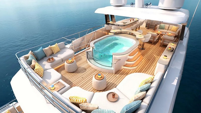 Meet ‘Moonshine,’ a New 119-Foot Superyacht With an Otherworldly Interior