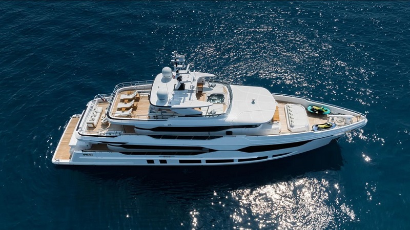 Fourth flagship Majesty 120 superyacht delivered by Gulf Craft