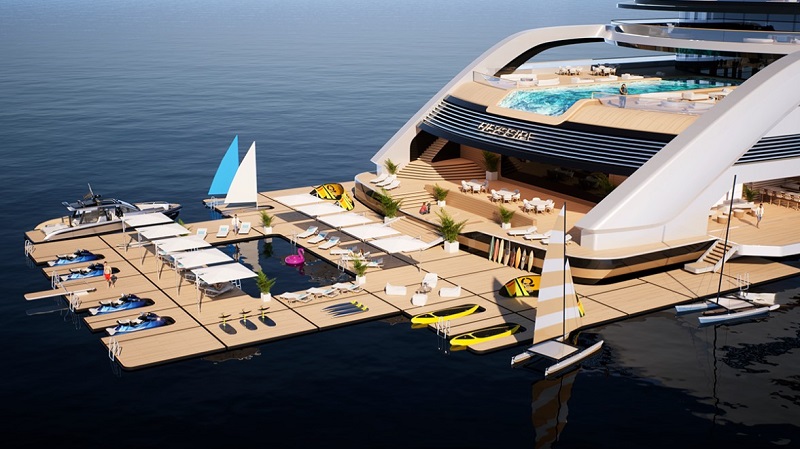 This Massive 1,063-Foot Residential Gigayacht Will Be Bigger Than ‘Titanic’