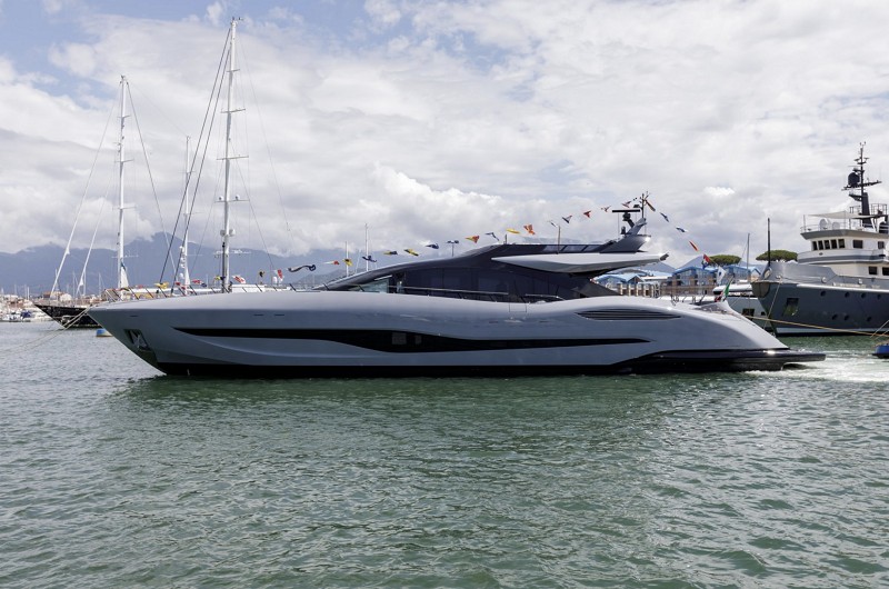 Mangusta Yachts Launches Seventh Mangusta 104REV