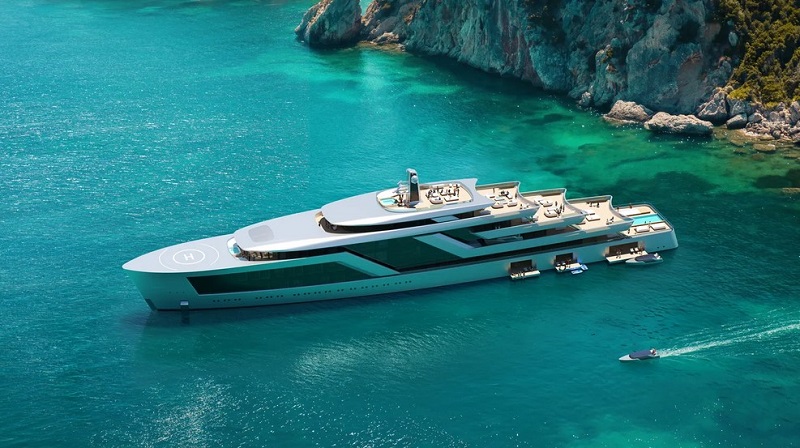 Revival: Isaac Burrough Design rereleases reimagined 134m superyacht design six years later