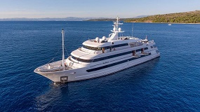 60m Brodosplit motor yacht Katina changes CA