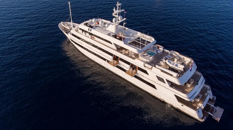 60m Brodosplit motor yacht Katina changes CA