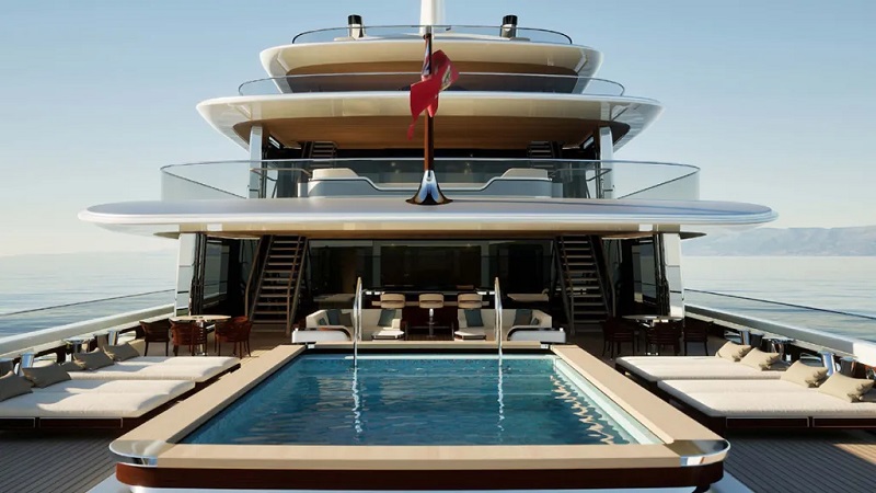 Meet Zephyr, a Giant 378-Foot Megayacht With Not One But Two Pools