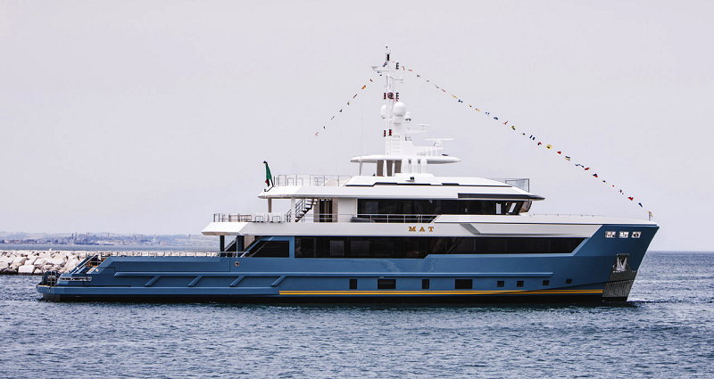 Second Flexplorer 146 Mat Delivered by Cantiere delle Marche