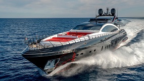 50m Mangusta yacht Black Legend joins the market