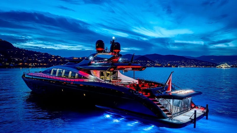 50m Mangusta yacht Black Legend joins the market