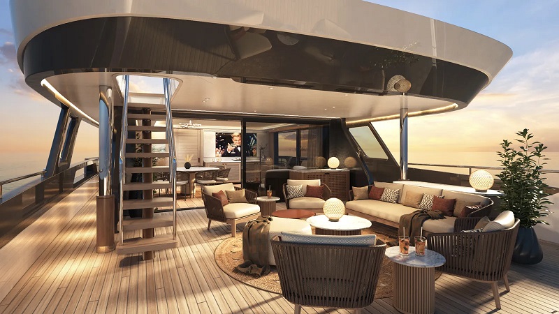 First interior look at 35m custom Van der Valk superyacht Project Samba