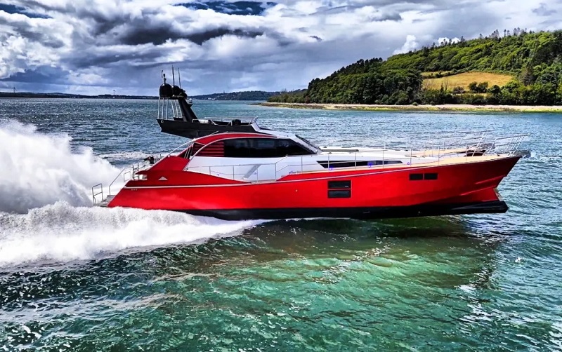 This Speedy 70-Foot Power Catamaran Is Designed to Cut Through Rough Waters