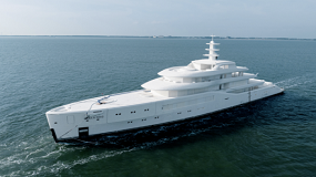 Amels 80 Arrives in Vlissingen for Final Outfitting