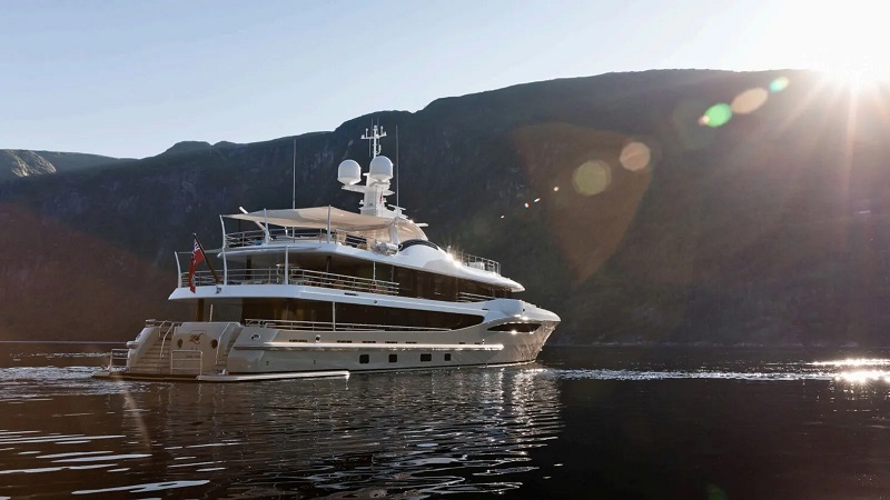 55m Amels motor yacht Amigos listed for sale