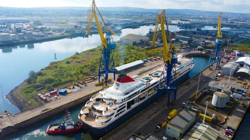 Why This Luxe Cruise Ship’s 3-Year World Tour Got Stuck in Belfast Before It Started