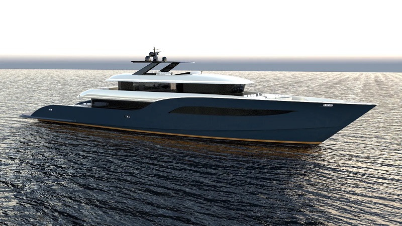 Alpha Tango Yachts and Brythonic Yachts join forces on 50m yacht concept