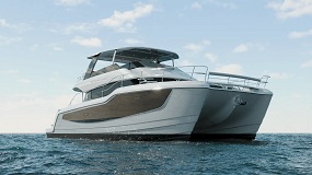 Aquila Power Catamarans at FLIBS with the official debut of the 50 Yacht