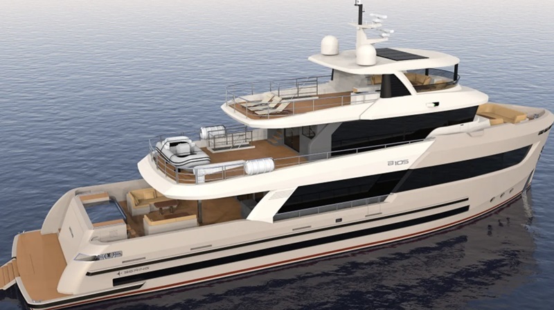 32m Bering 105 Revealed by Bering Yachts