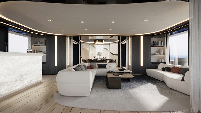 First Interior Details of Its New Ultima 111 Revealed by Sunreef Yachts