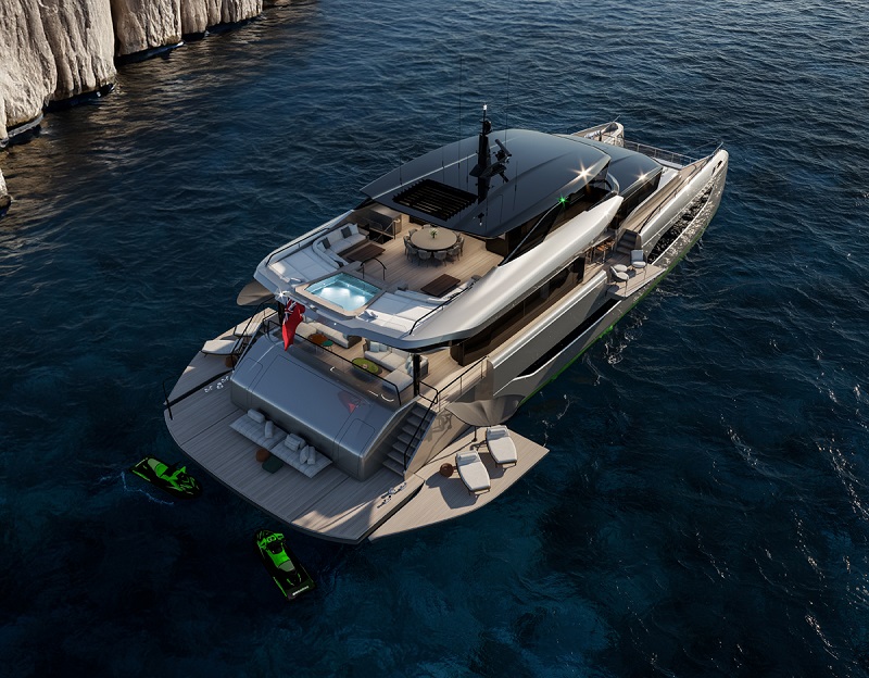 First Interior Details of Its New Ultima 111 Revealed by Sunreef Yachts