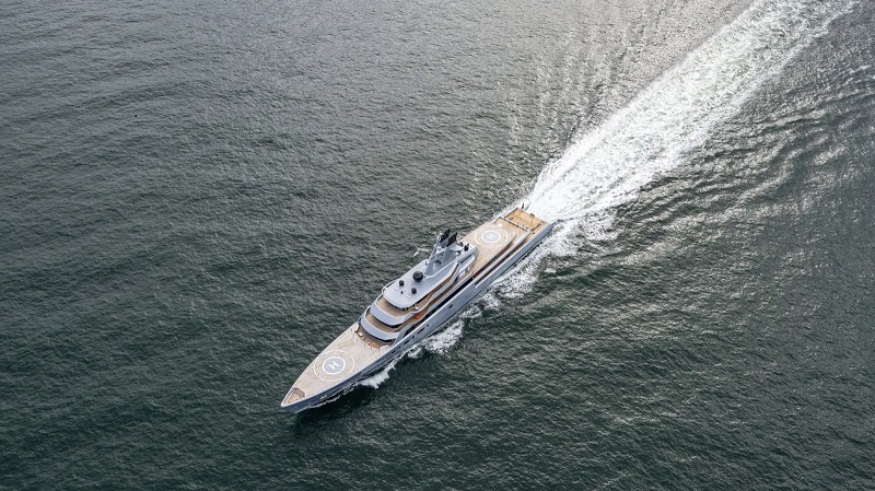 Lürssen delivers 142m superyacht Dragonfly