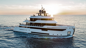 37m Benetti hybrid motor yacht Never Say Never Again now a joint agency