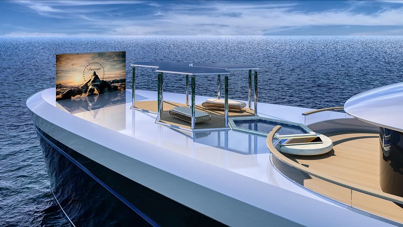 Edvin H Design unveils 80m yacht concept with solar and wave energy