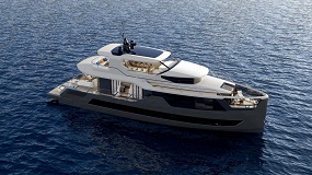 First interior renderings of Sarp Yachts XSR 85 RPH motor yacht revealed